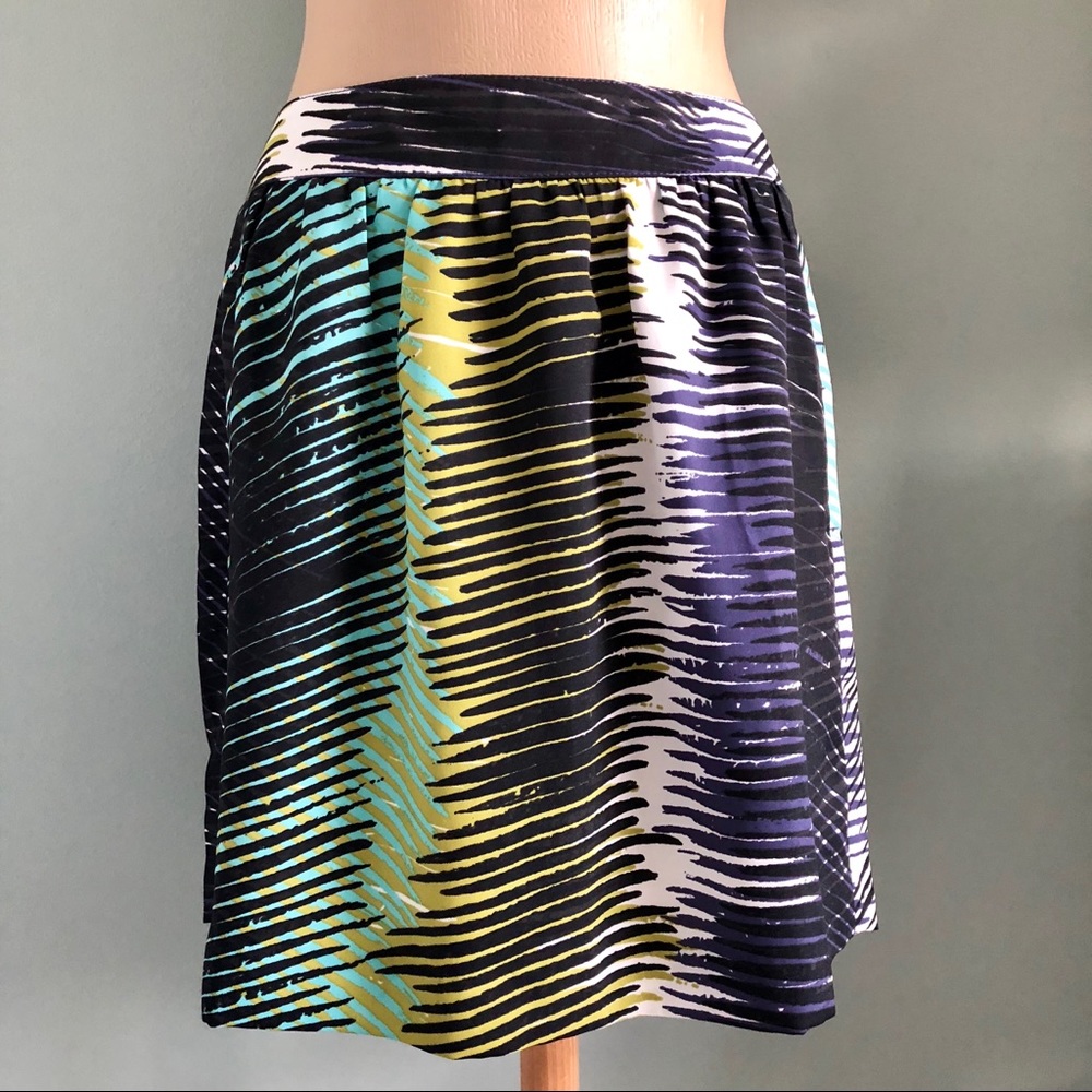 Loft Petite Print Skirt